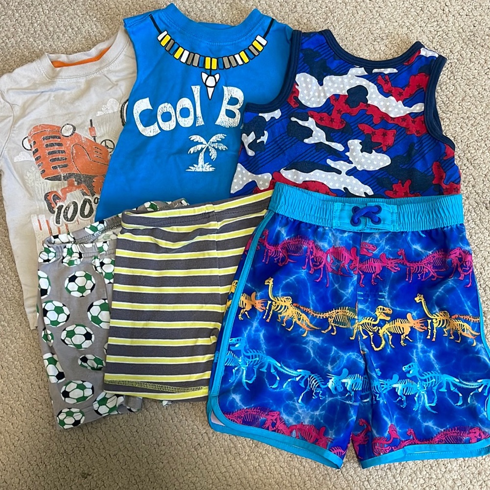 Boys 2T summer lot
